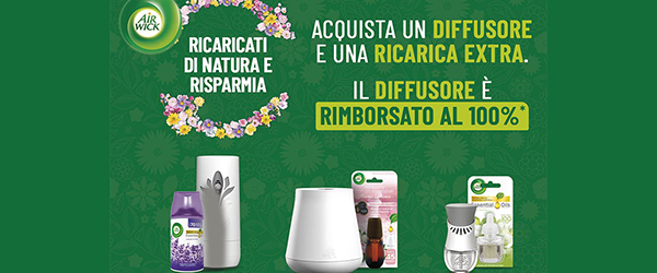 Air Wick Regala il Diffusore Elettrico