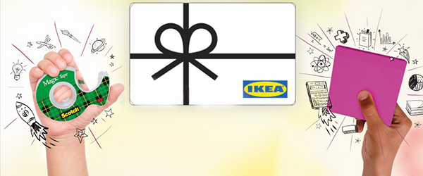 Con Scotch e Post-it puoi vincere buoni ikea da 100€ ogni giorno