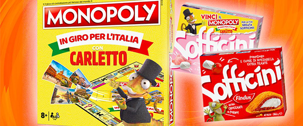 Serata Sofficini: Vinci l’esclusivo Monopoly di Carletto