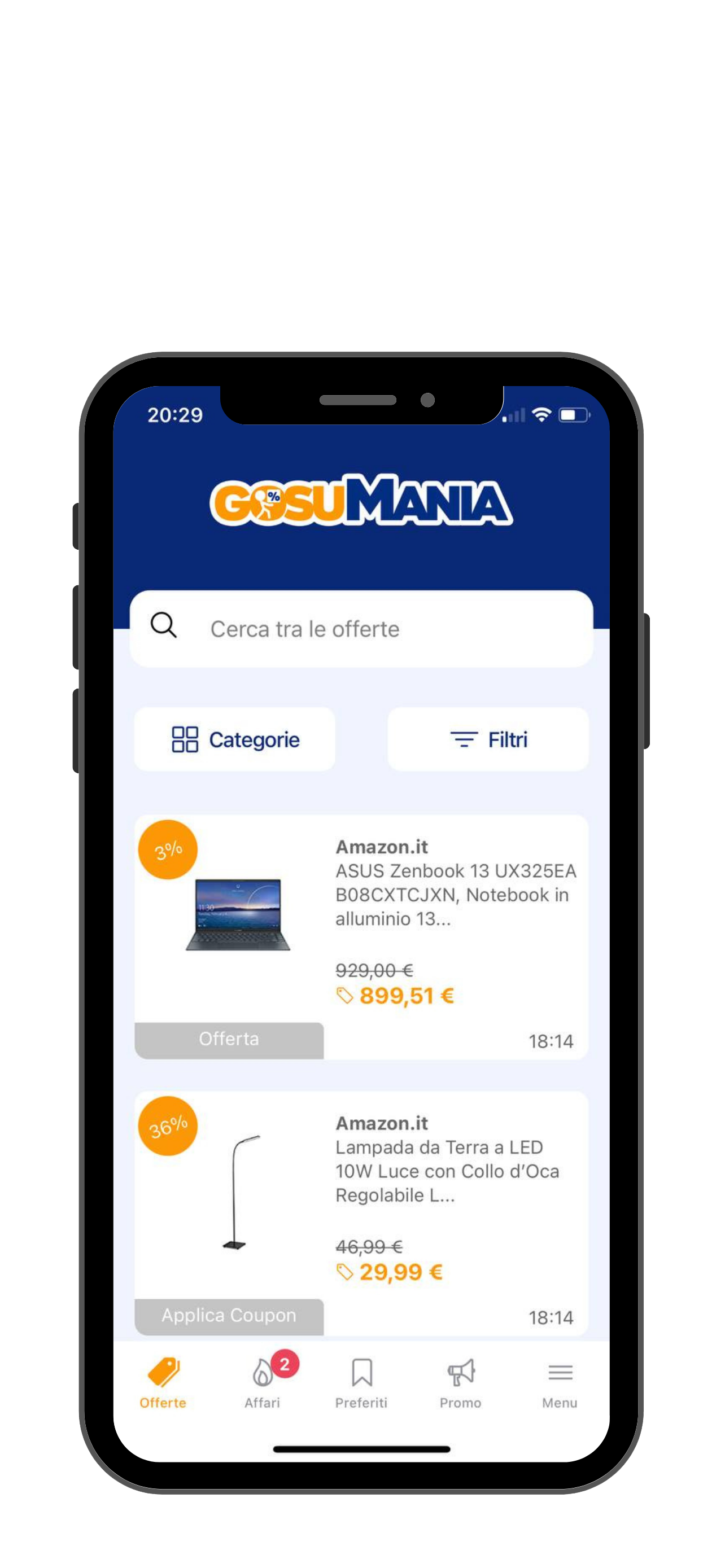 home App cosumania Amazon sconto offerte codici coupon