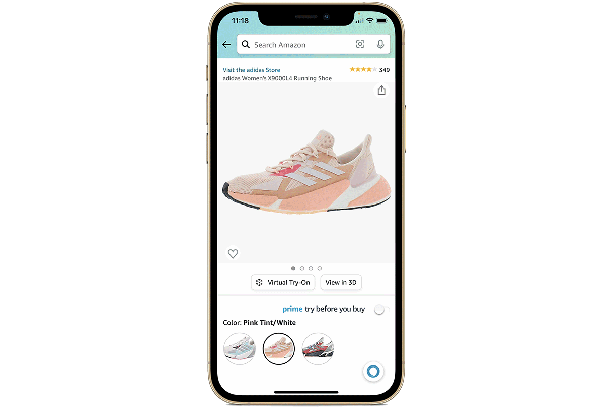 Filtro AR Amazon prova le scarpe prima di acquistarle Filtro AR Amazon prova le scarpe prima di acquistarle